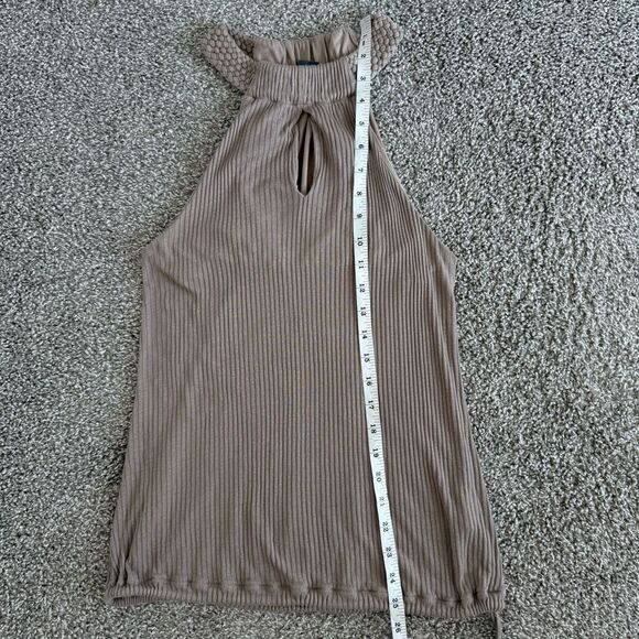 ARMANI EXCHANGE | ribbed Halter Blouse - Picture 10 of 10